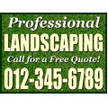 Landscaping Sign Templates