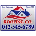 Roofing Sign Templates