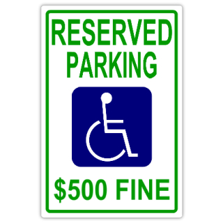 Reserved+Parking+104
