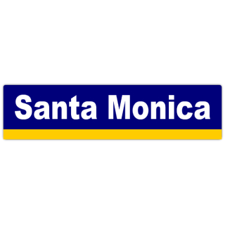 Santa+Monica+Street+Sign