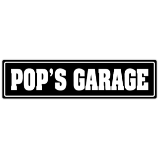 Pops+Garage+Street+Sign