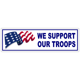 We+Support+Our+Troops+Sticker+101