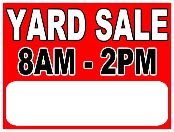 free clip art yard sale sign - photo #48