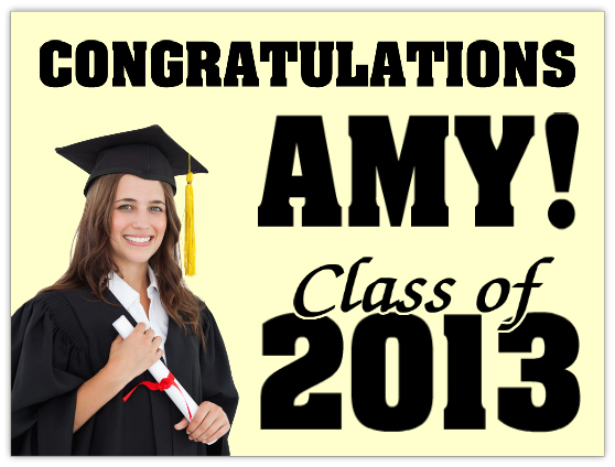 Graduation Sign Templates