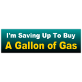 Gallon of Gas Bumper Sticker