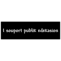 Public Education Bumper Sticker