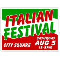 Italian Festival Sign 101