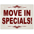 Move In Specials Sign 101