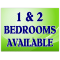 1 and 2 Bedrooms Sign 102