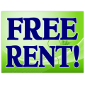 Free Rent Sign 102