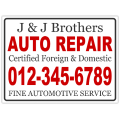 Auto Repair Sign 103