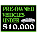 Pre Owned Cars Sign 101
