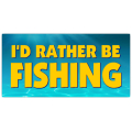 I'd Rather Be Fishing License Plate 101