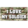 I Love My Soldier License Plate 101