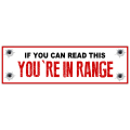 In Range Bumper Sticker 102