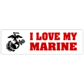I Love My Marine Sticker 101