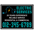 Electrician Sign 106