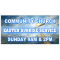 Easter Service Banner 102