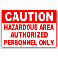 Caution Hazardous Area 104