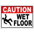 Caution Wet Floor 104