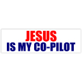 Jesus Co-pilot Sticker 101