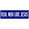 Real Men Love Jesus Sticker 101