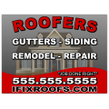ROOFING SIGN 109