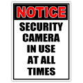 Security sign 113