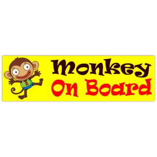 Monkey+on+Board+Sticker+101