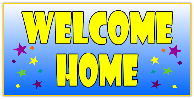WELCOME HOME BANNER 109 | Welcome Home Banner Templates | Templates ...