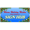 Warm Holiday Wishes Banner