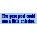 Gene Pool Bumper Sticker