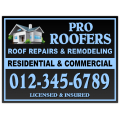 Roofing Sign 105