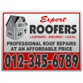 Roofing Sign 106