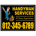 Handyman Signs 102