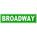 Broadway Sreet Sign