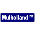 Mulholland Street Sign