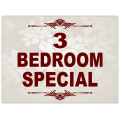 3 Bedroom Special Sign 101