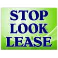 Stop Look Lease Sign 102