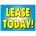 Lease Today Sign 103