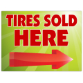 Tires Sold Sign 101