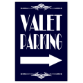 Valet Parking Sidewalk Sign 101