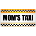 Mom's Taxi License Plate 101