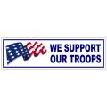 We Support Our Troops Sticker 101