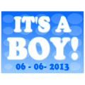 It's A Boy Sign 105