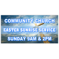 Easter Service Banner 102