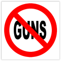 Anti Guns Sticker 101