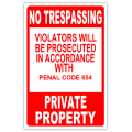 NO TRESPASSING 103