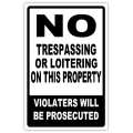 NO TRESPASSING 107