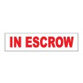 In Escrow Real Estate Rider 6x24
